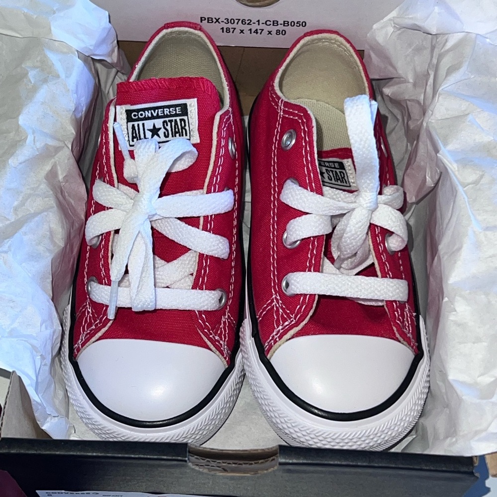 NWT Toddler Red All-Star Converse